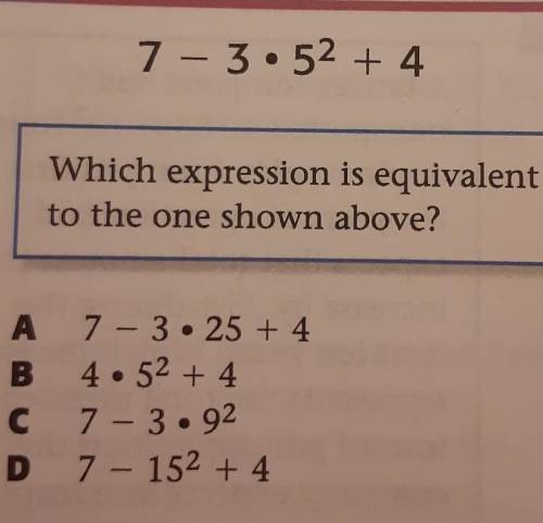 Which expression is equivalentto the one shown above?...