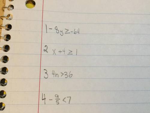 I need help on both of those 4 problems