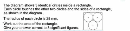 Find the area of the rectangle, the hint gives us when you put the rectangle on its side can be mult