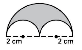 Find the area of the shaded portions. Round answers to the tenths place if necessary  I need to answ