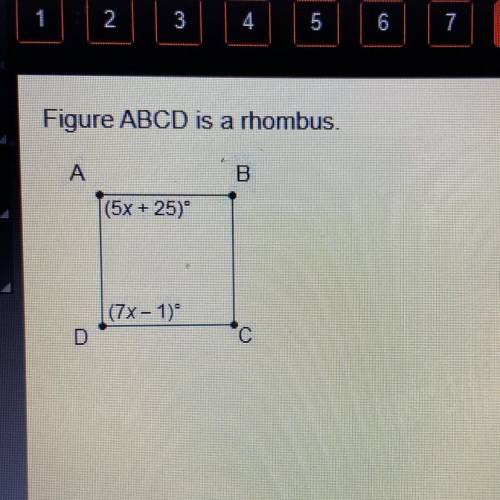 What is the value of x?