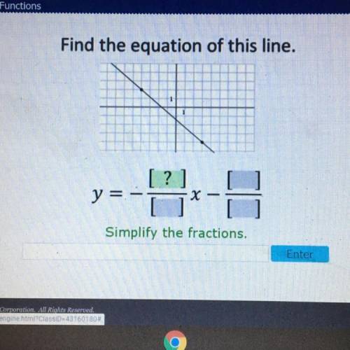 Please help i’ve been getting ignored. any help is appreciated. find the equation of this line