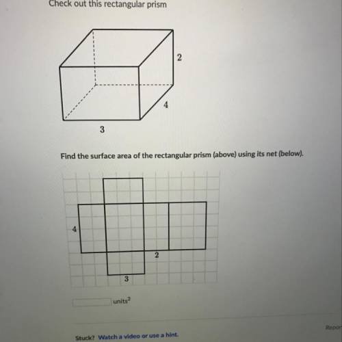 What is the surface area of the rectangular prism?