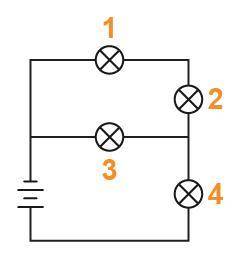 Linh builds a circuit from the diagram shown. A rectangular box of lines with the long side vertical