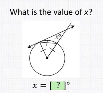 What is the value of x?