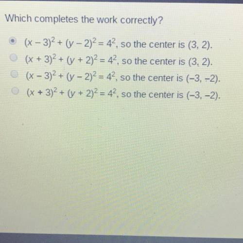 (x2 + 6x + 9) + (12 + 4y + 4) = 3 + 9 + 4
