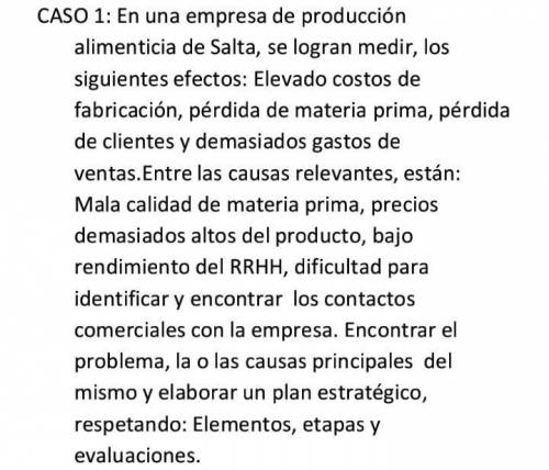 Problemas y causas ? Elaboración de un plan estratégico ?