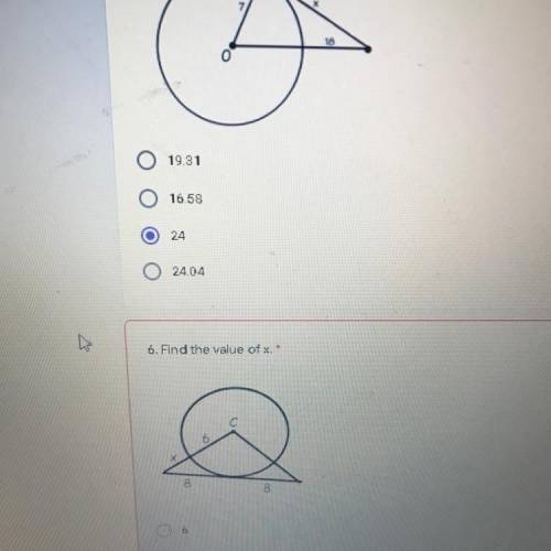 Find the value of x ......