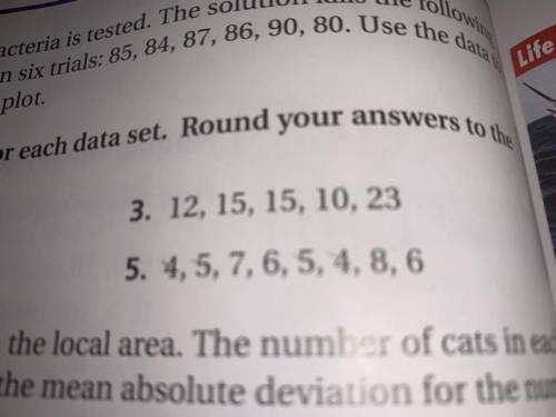 Can someone help me find the answer for 3 and 5! I’m trying to find the interquartile range for each