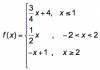 Which piecewise function is shown on the graph?