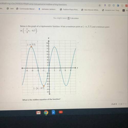 Need to know the midline of the equation