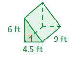 Find the volume of the prism. Write your answer as a decimal