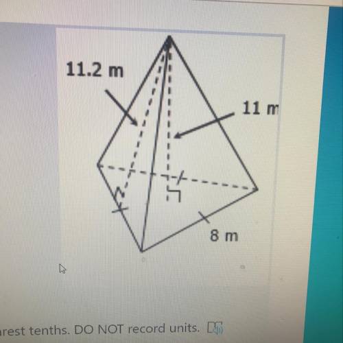 Find the surface area of the figure. Round to the nearest tenths.