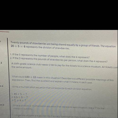 Can anyone please help me with this? ( the problem starting with a sixth grade and ending in each ca