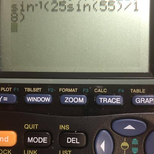 Does anyone know why my calculator says error? (I have it in degree mode)