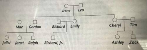 3. ¿Cómo se llama el padre de Ralph? ¿Cómo se llama la madre de Ashley?