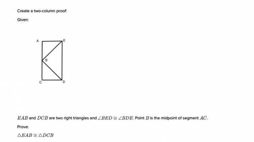 Help! math gods! two column proofs