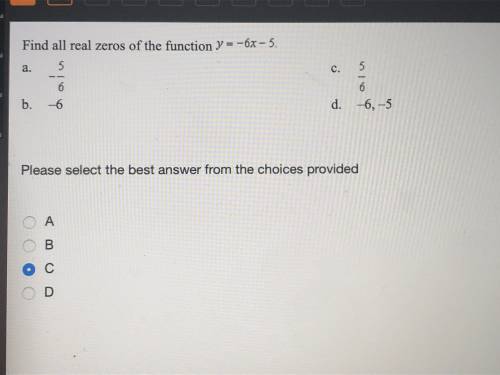 Find all real zeros of the function