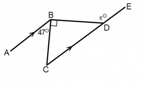 Find the value of x in the photo