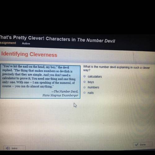 What is the number devil explaining in such a clever way?