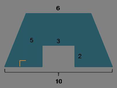 What is the area of the composite figure?