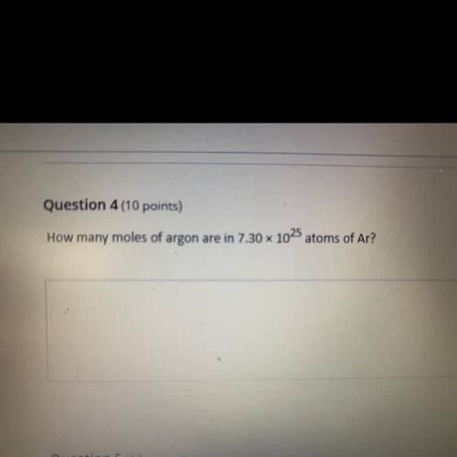What is the answer to this chem question