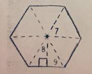 Look at the Hexagon below 1.Find the measure of each numbered angle 2.if the apotheosisem is 203 fin