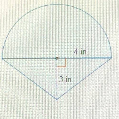 What is the area of the composite figure? (8pi+ 6) in2 (8pi+ 12) in2 (8pi+ 18) in 2 (8pi+ 24) in.2