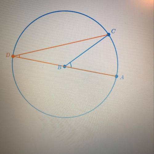 Try A circle is centered on point B. Points A, C and D lie on its circumference. If LADC measures 23