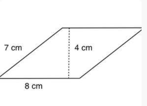 Find the area of the parallelogram