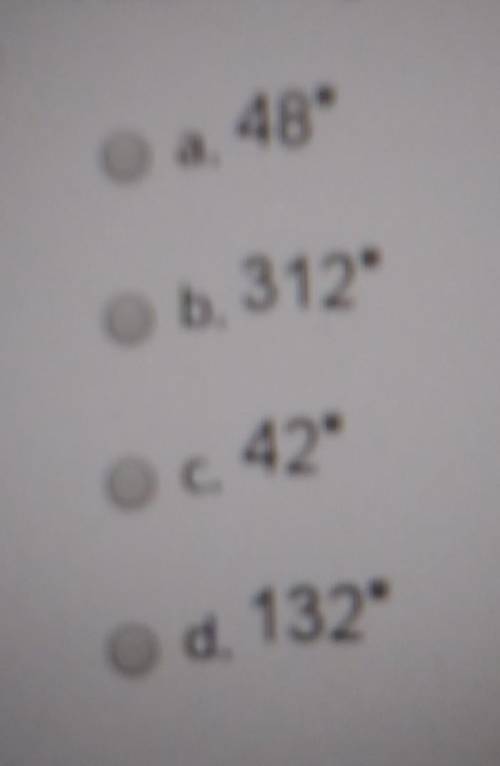 Find an angle in the normal range (0° to 360°, or 0 to 2pi radians) whose terminal side points in th