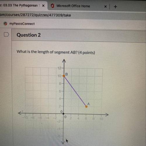 What is the length of segment AB