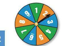 You spin the spinner, flip a coin, then spin the spinner again. Find the probability of the compound