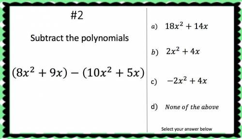 If yo give me the answers to all of these ill give brainleast and 100 points