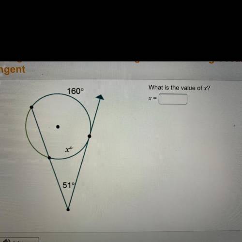 What is the value of x?