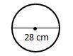 Estimate the area of the circle. Use Estimate the area of the circle. Use 22 over 7 for pi