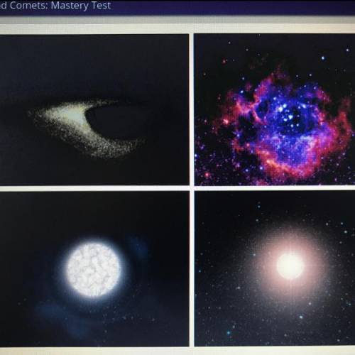 Drag each label to the correct image. Name and describe each star phase. red supergiant black hole w