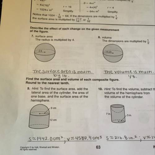 Need Help With #9! (Answers On Aline Below Picture!) (Please Show Work!)