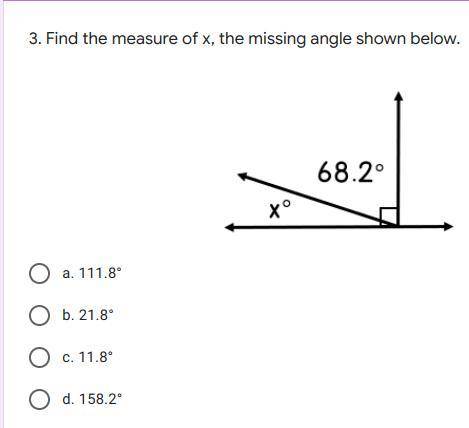 Complementary, Supplementary, Vertical, and Adjacent Angles 100 POINTS