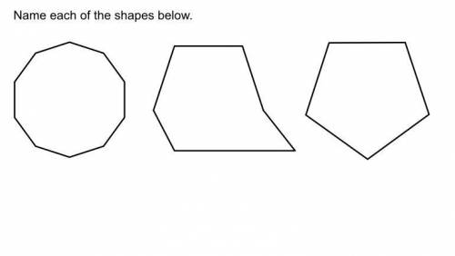 What are these shapes names please