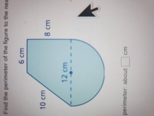 Answer quickly please! Find the perimeter of the figure to the nearest hundredth.