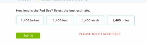 How long is the Red Sea? Select the best estimate.