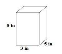 Find the lateral surface area below given prism: