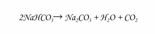 Okay so this is a reaction in baking of the decomposition of sodium bicarbonate (baking soda) So if