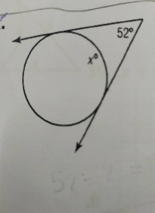 Find x, assume that any segment that appears to be tangent is tangent.
