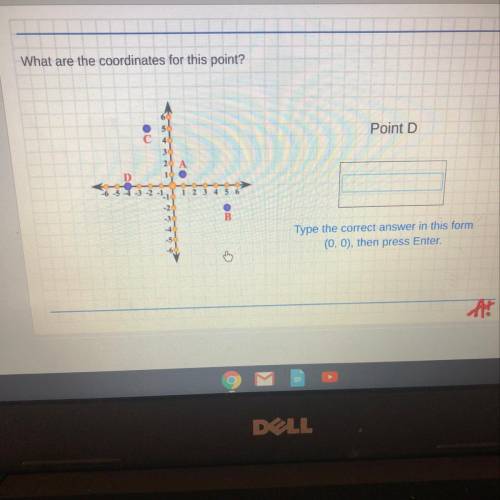 What are the coordinates for this point?  Point D