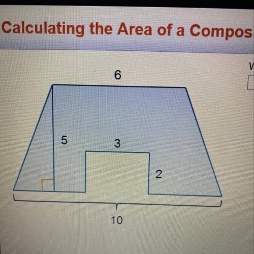 What is the area of the composite figure?