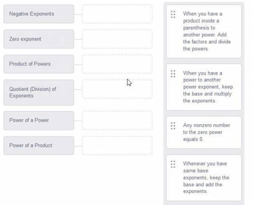 PLEASE HELP ME I AM BEING TIMED. There are 6 questions and 8 options. 2 of them are not going to be