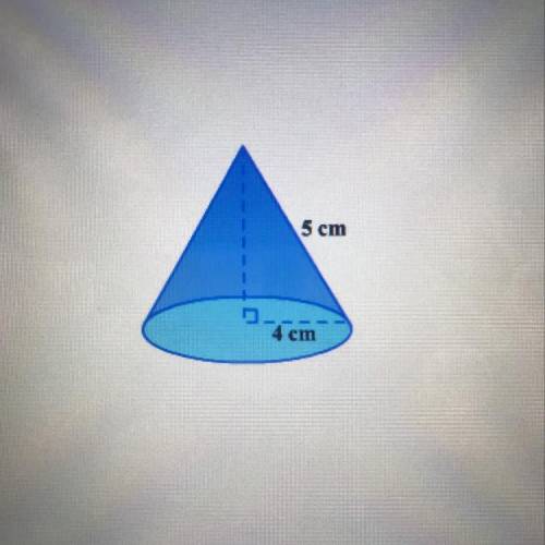 If only the height is doubled then the volume of the new cone will be: