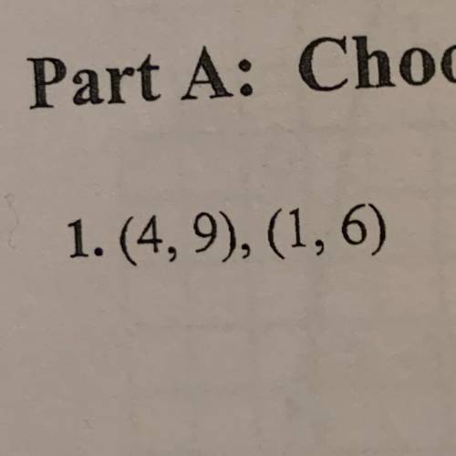 Find the slope of the line that passes through